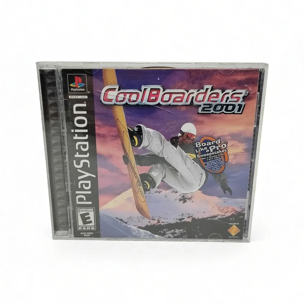 Sony PlayStation 1 Cool Boarders 2001 SCUS-94597 NTSC PS1 Video Game Complete